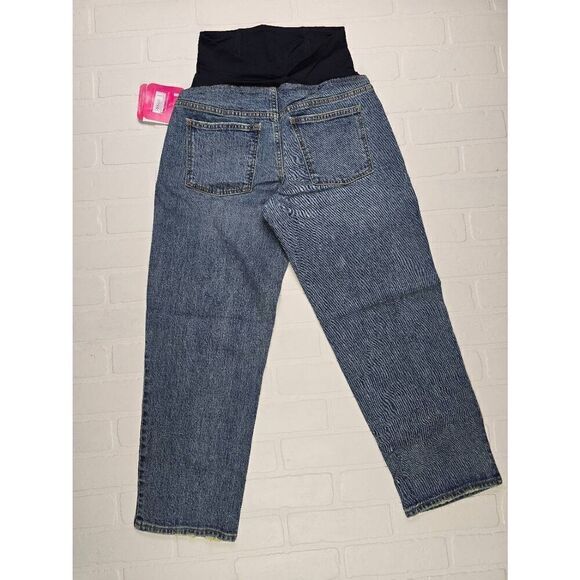 Isabel Maternity Vintage Straight Crossover panel Jeans Size 0 - Picture 2 of 3